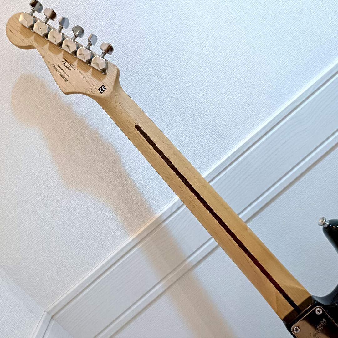 Squier エレキギター ストラトキャスター ブラック メンテ済