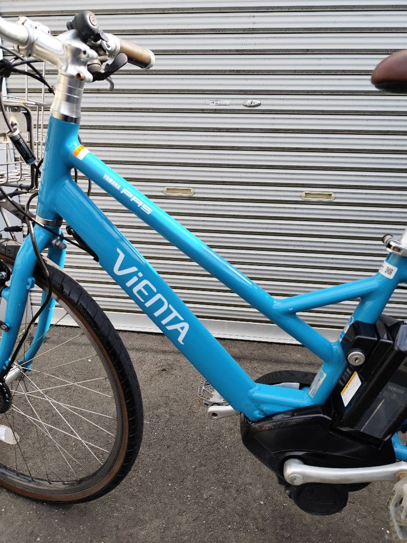 めるゆ　ヤマハ　ビエンタ　水色　12.3Ahバッテリー 現状品