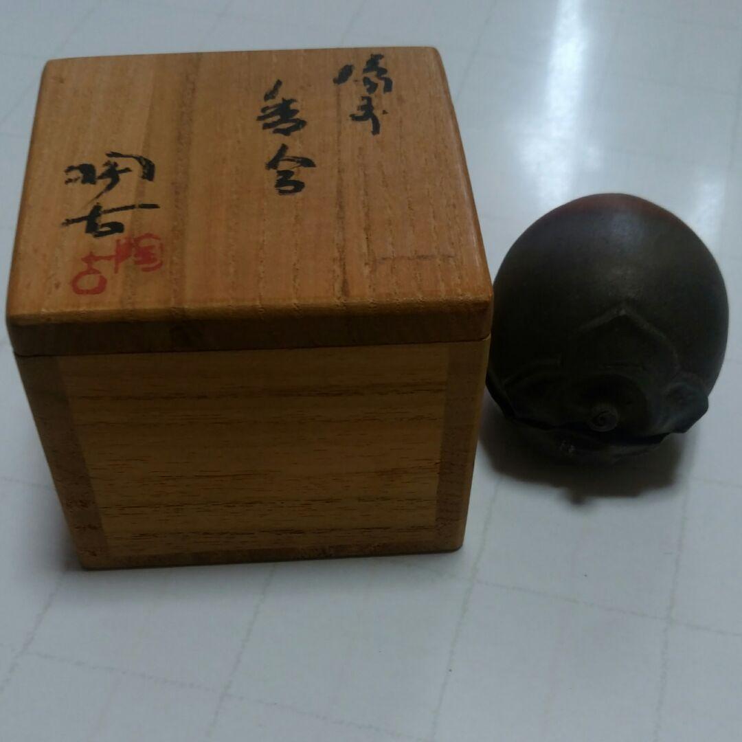 備前焼　小西陶古作香合