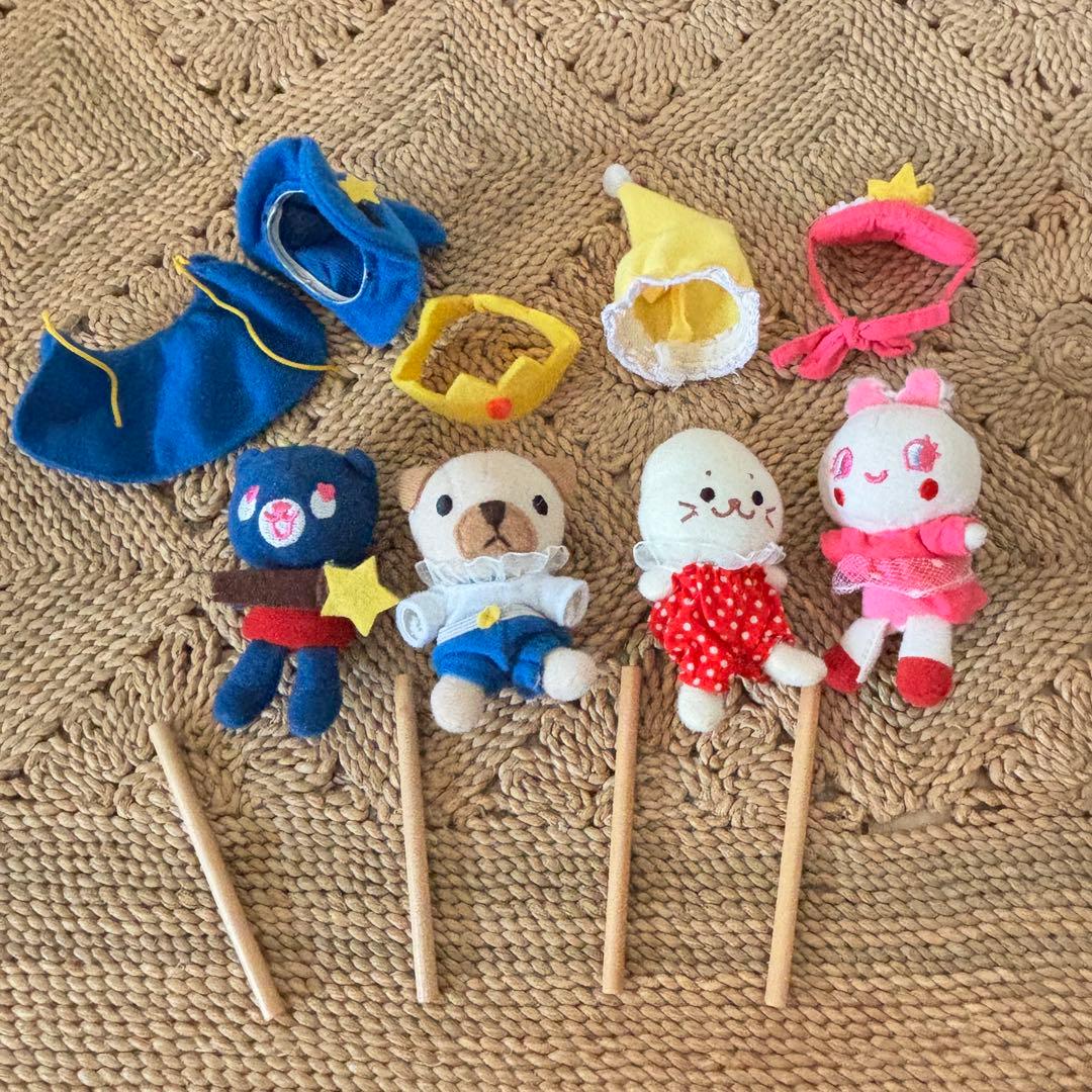 レア希少 マザーガーデン パペットシアターセット 指人形 ぬいぐるみ ドール