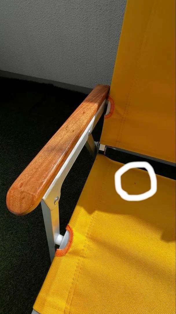 コールマン　コンパクトフォールディングチェア　イエロー　2脚セット