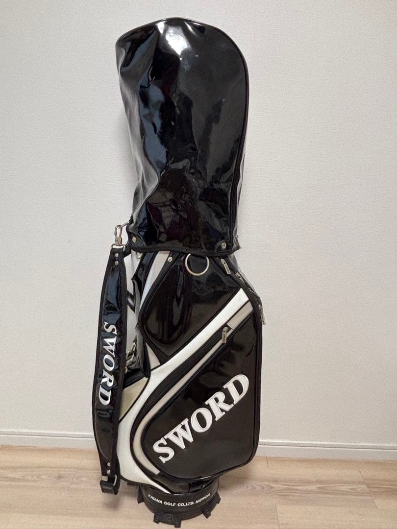 【◎送料無料】 SWORD ゴルフバッグ•キャディーバッグ　ブラック