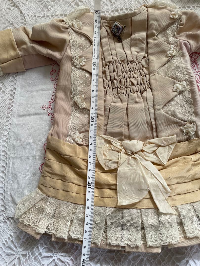 ♡ アンティークビスクドール さんのドレス♡ アンティークドールドレス