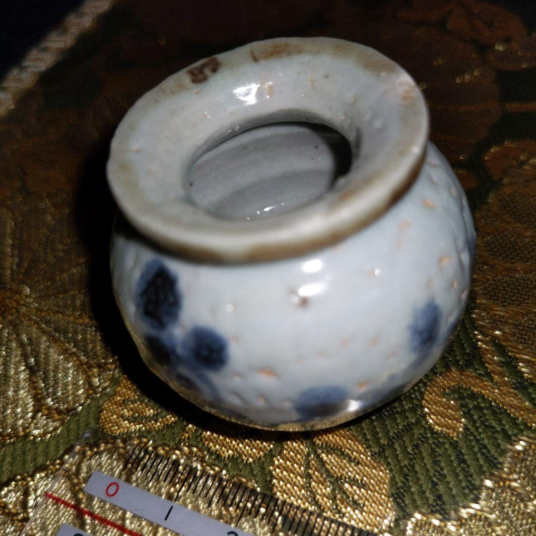 【最終価格】 中国　書道　骨董　小壺　時代品