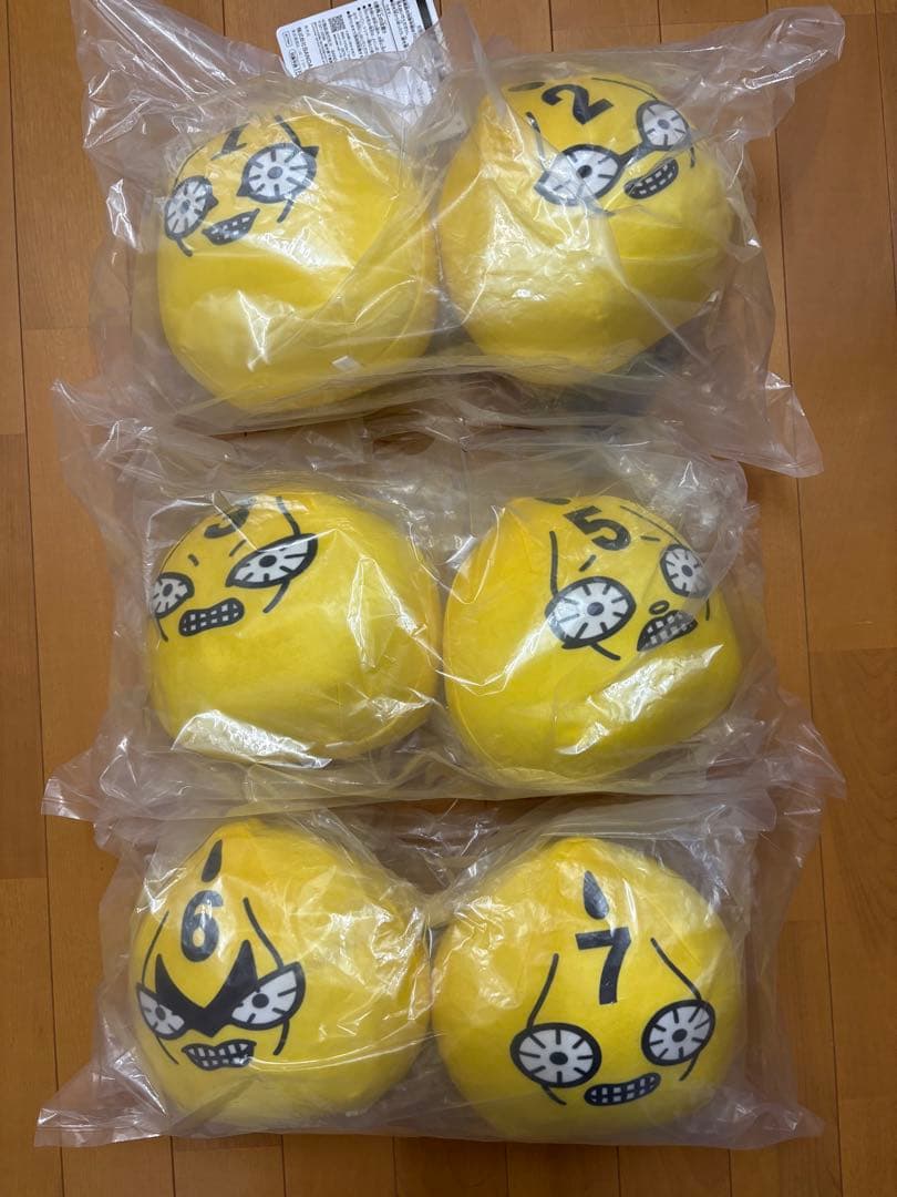 ジョジョワールド　一番くじ　G賞 もちもちもっち(S・P) ぬいぐるみ　コンプ