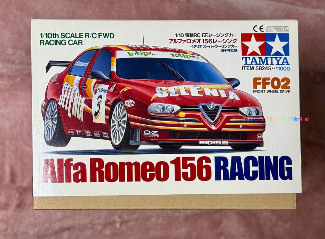 限定値下げ中★タミヤ◆アルファロメオ156レーシング FF02 FWD 1/10