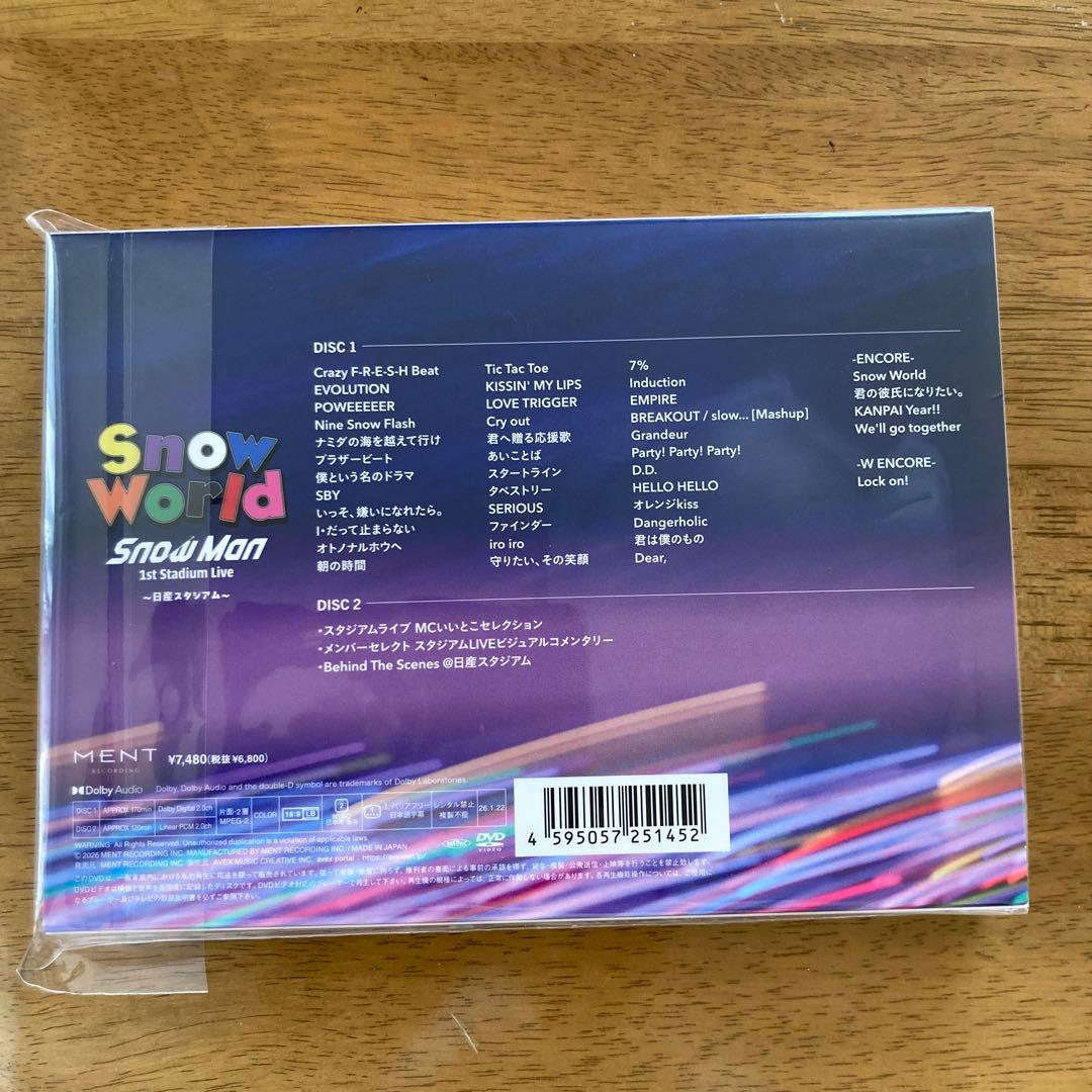 アイドル  World  Man 1st Stadium Live DVD