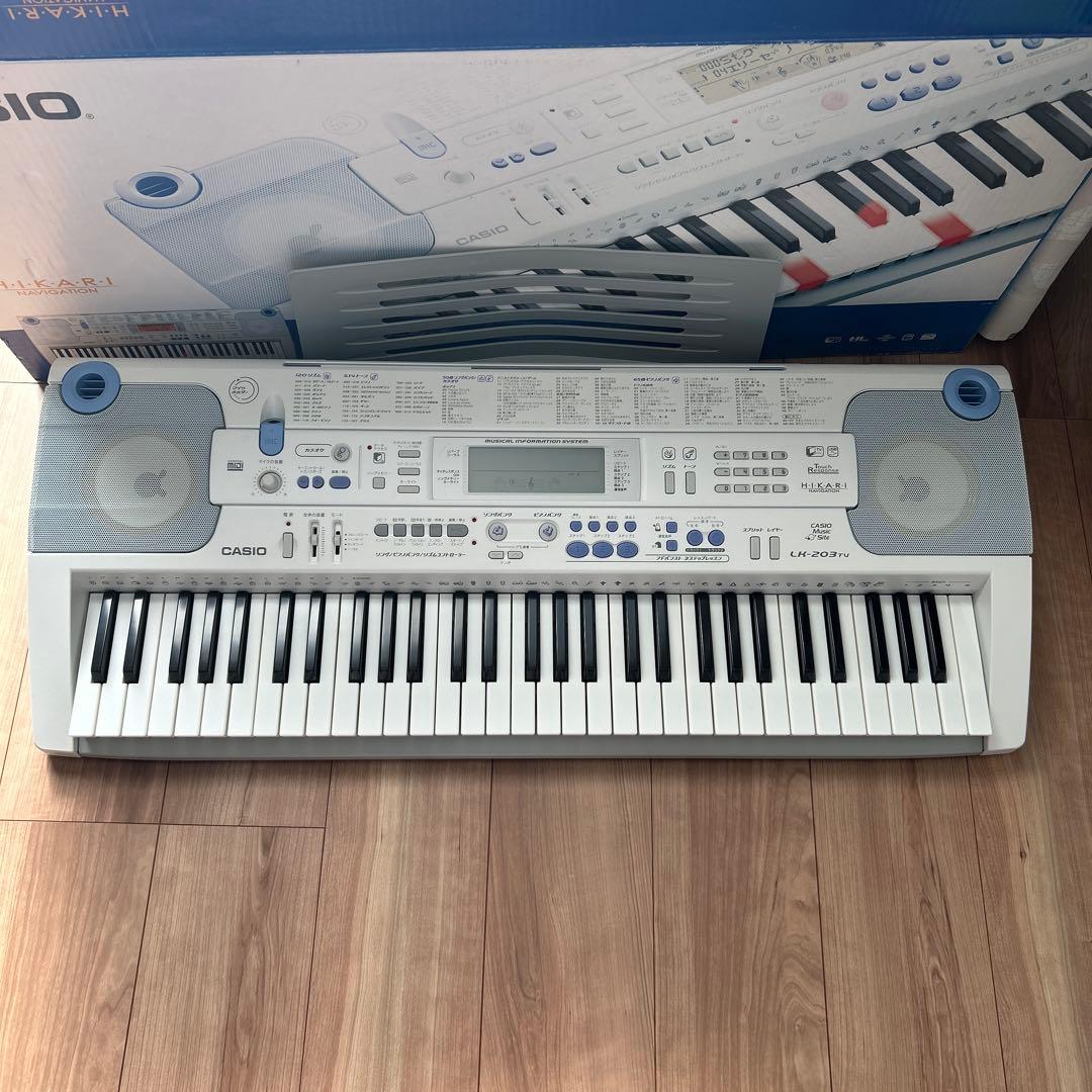 CASIO LK-203TV61鍵盤キーボード