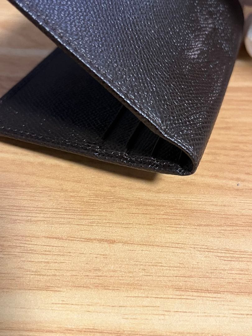 【美品】BVLGARI ダークブラウン パスポートケース