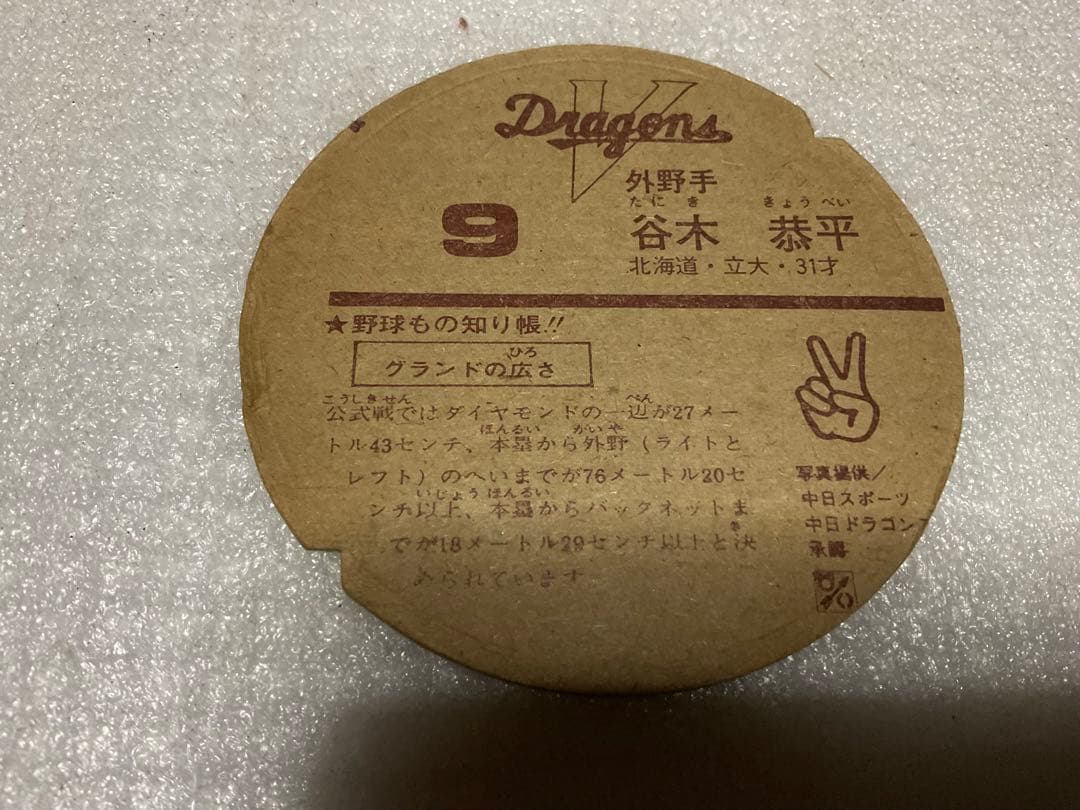 1970年頃／中日ドラゴンズの選手面子。【星野仙一、T・マーチン、谷木恭平等】。