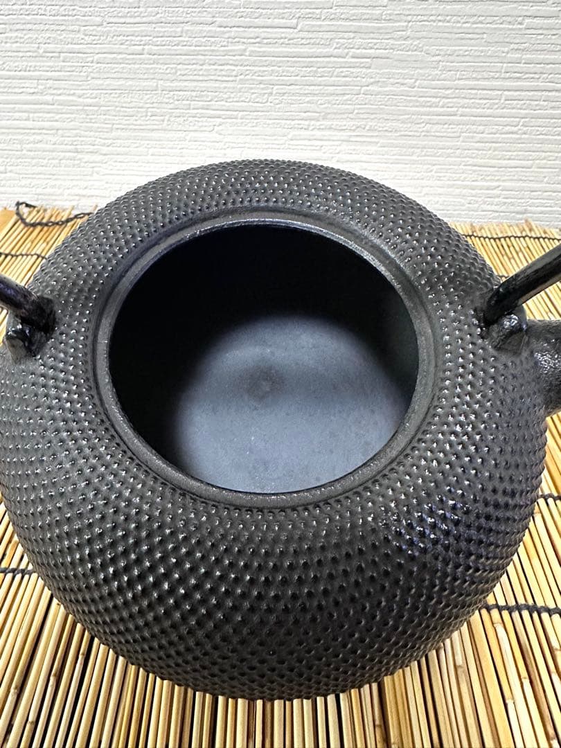 未使用品、供箱等付属品付　南部三厳堂造　１５型アラレ　summer様　売約済み