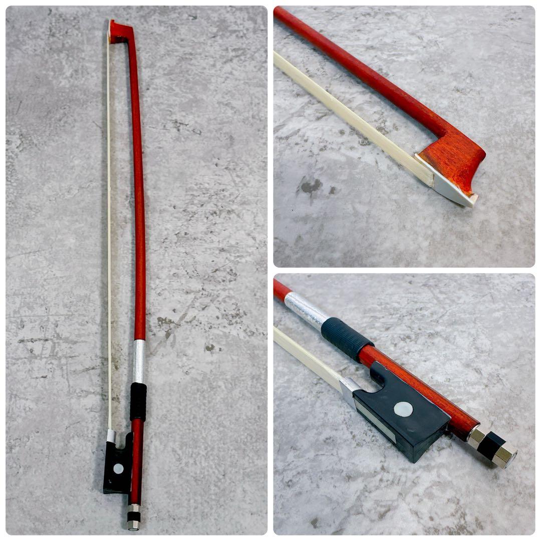 鈴木バイオリン 1/10 No.220 弓新品 SUZUKI 弦楽器 ケース付