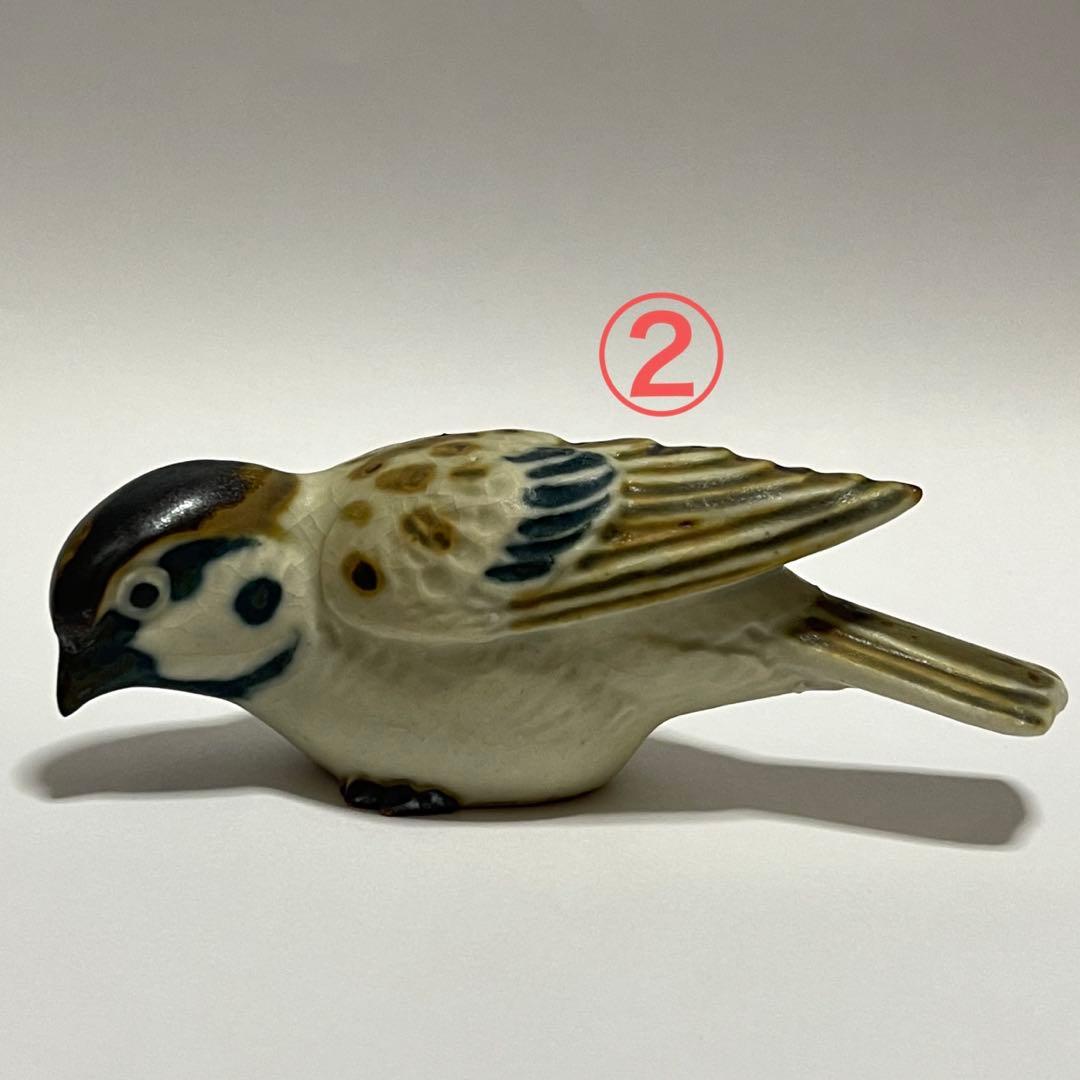 一技庵 林沐雨 群雀 京焼 置物