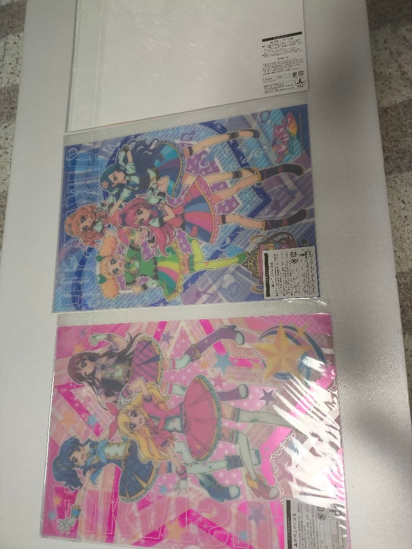 アイカツ　星宮いちご　他　色紙13枚 クリアポスター2枚　おふろポスター1枚
