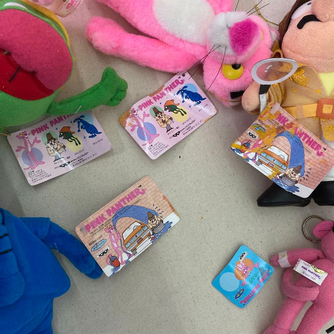 【1995年製★5点セット】ピンクパンサー　ぬいぐるみ　バンプレスト　非売品