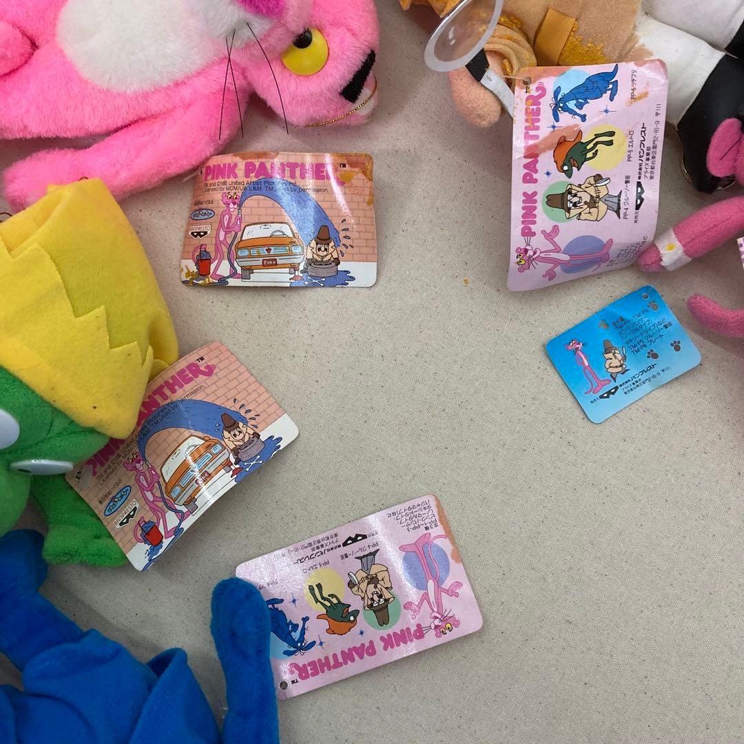 【1995年製★5点セット】ピンクパンサー　ぬいぐるみ　バンプレスト　非売品