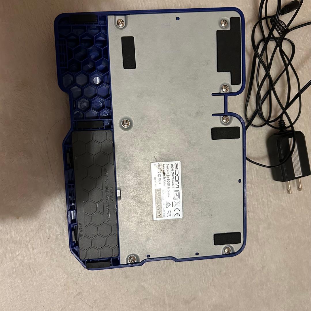 zoom g1x four イケべモデル 青 ギター エフェクター