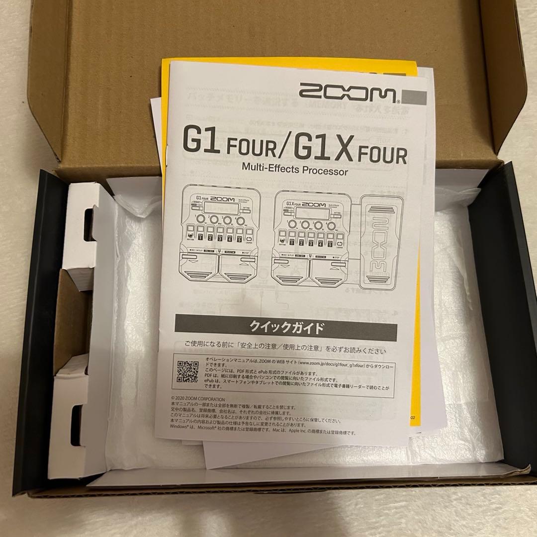 zoom g1x four イケべモデル 青 ギター エフェクター