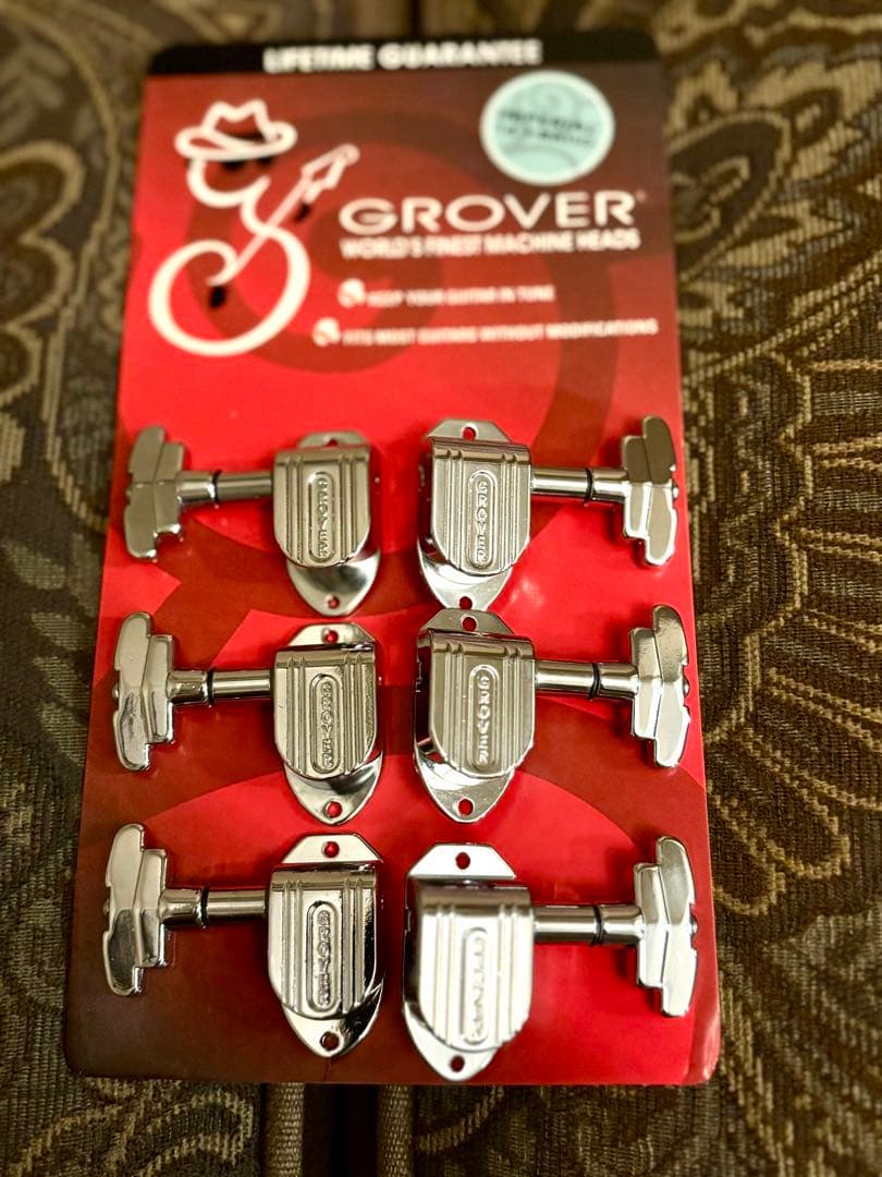 GROVER INPERIAL 150C ギターペグ 6個セット シルバー