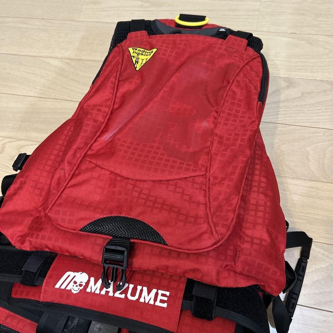 美品 マズメ レッドムーン9th ライフジャケット