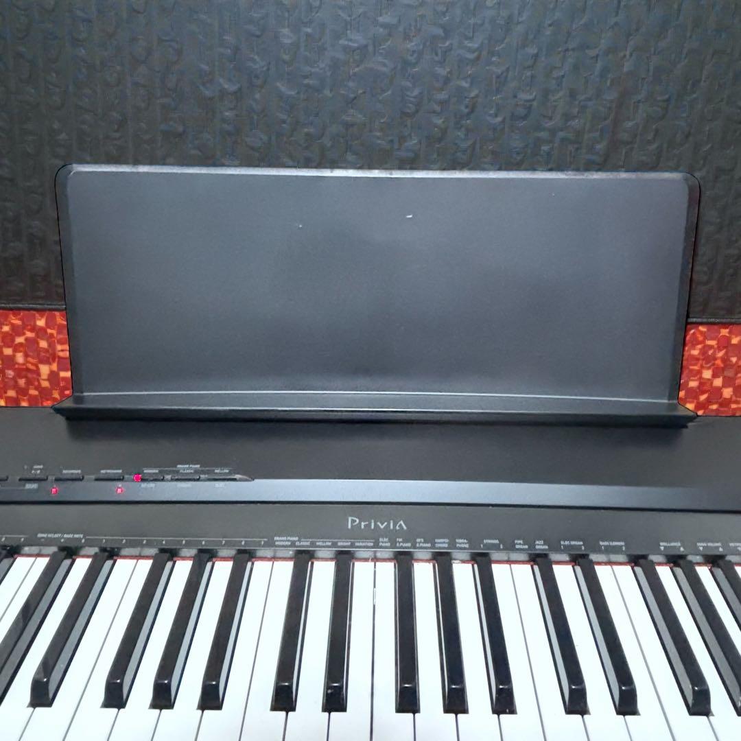 【本格派入門機】CASIO PX-135 88鍵盤 電子ピアノ　ブラック ペダル