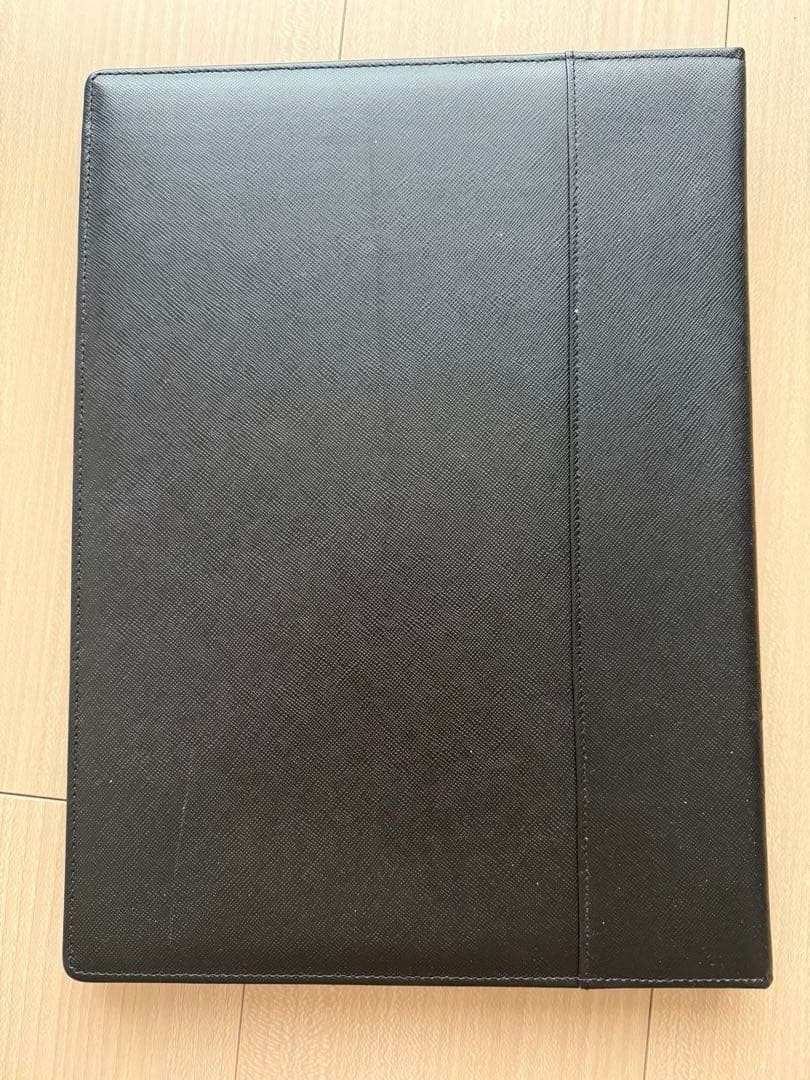 American Express ベルティブラック合成皮革 ファイル A4対応