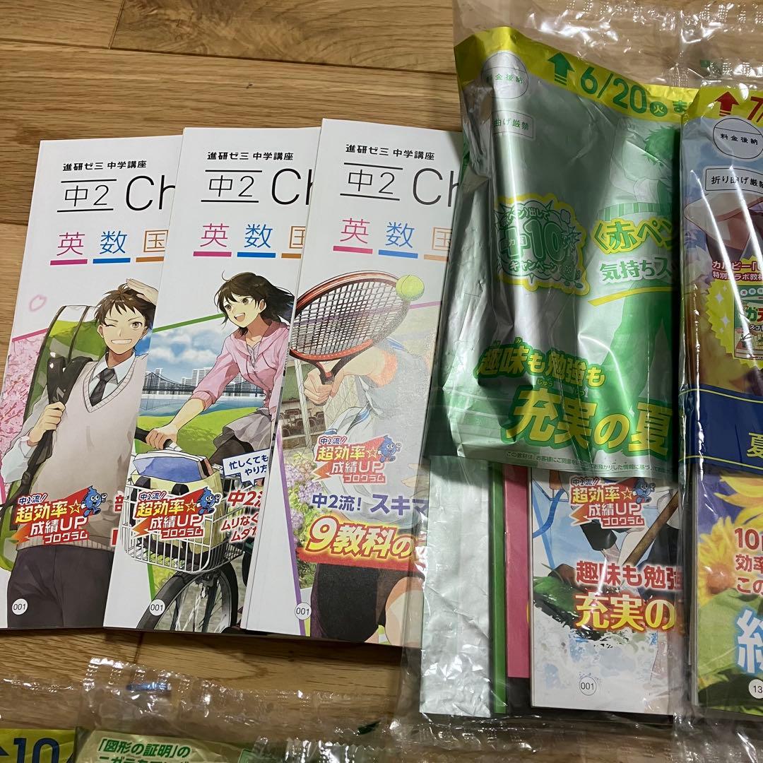 チャレンジ中学二年生 一年分セット