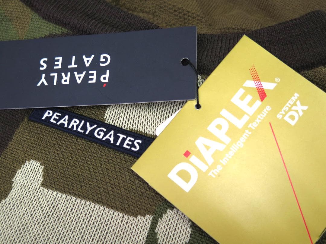 新品●パーリーゲイツ●インナーニット付き　カシミヤタッチ　ニットプルオーバー　S