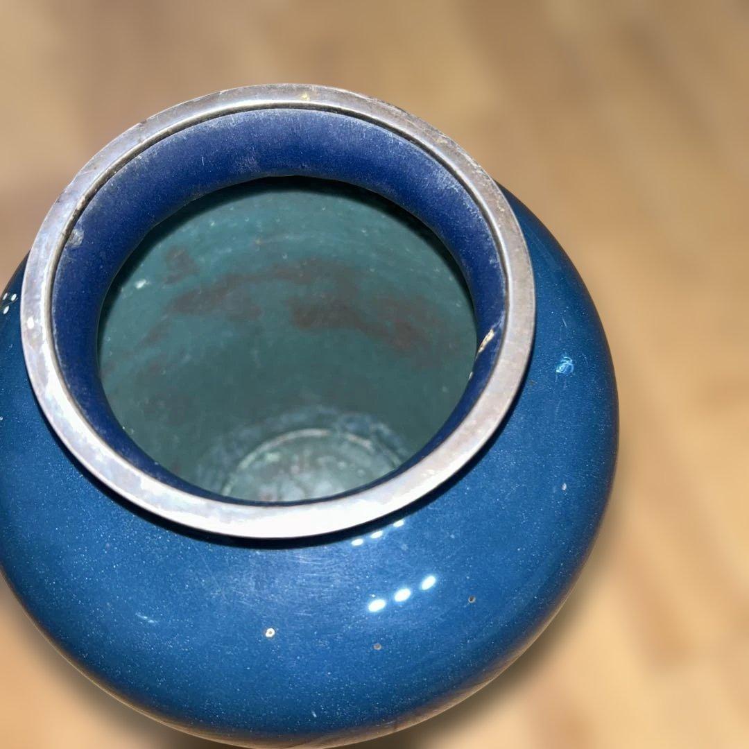 安藤七瀬宝花瓶　純銀