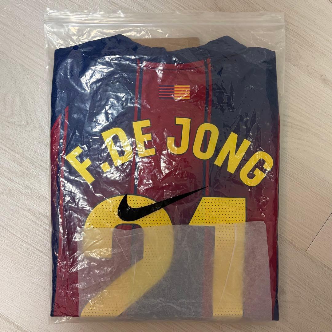 【新品】FCバルセロナ　フレンキーデヨング　ユニフォーム　ナイキ　M