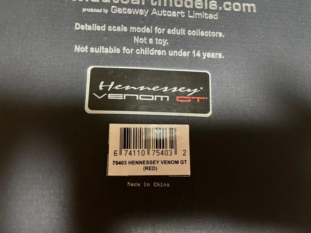 オートアート1/18 ヘネシー ヴェネム GT RED レッド！！