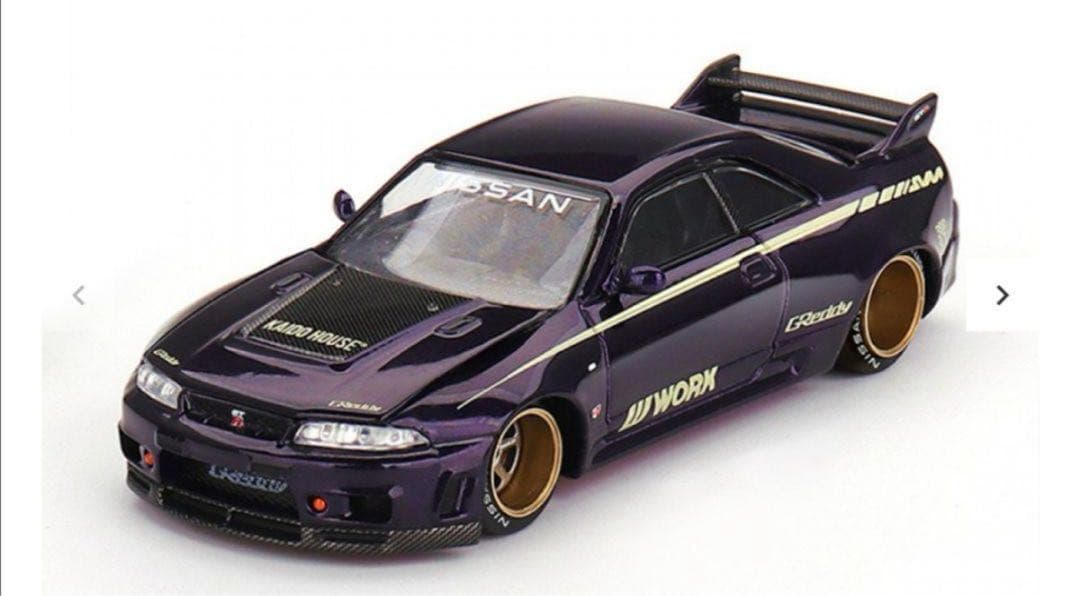 MINIGT 街道ハウス 日産 スカイライン GT-R R33 2台セット