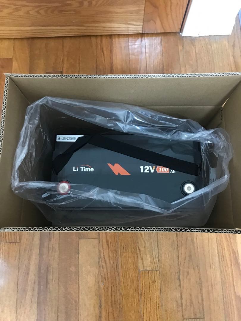 LiTime 12V100Ah リン酸鉄リチウムイオンバッテリー 1280W