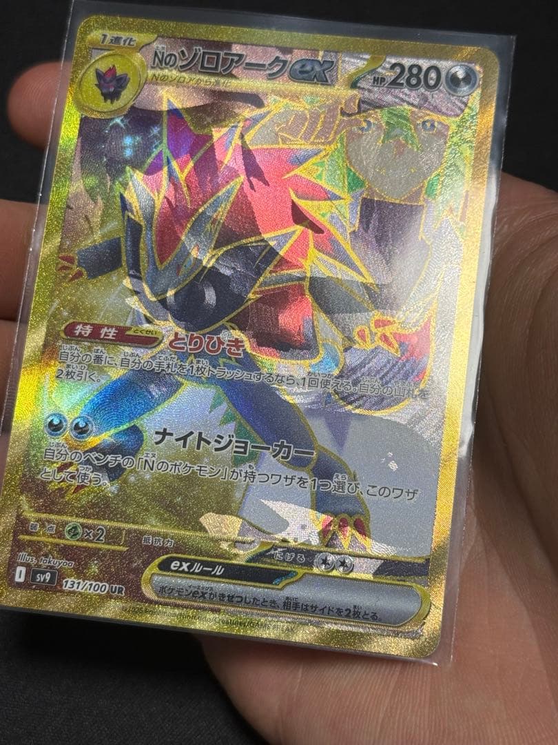 Nのゾロアークex UR エラーカード (SARホロフォイルエラー)