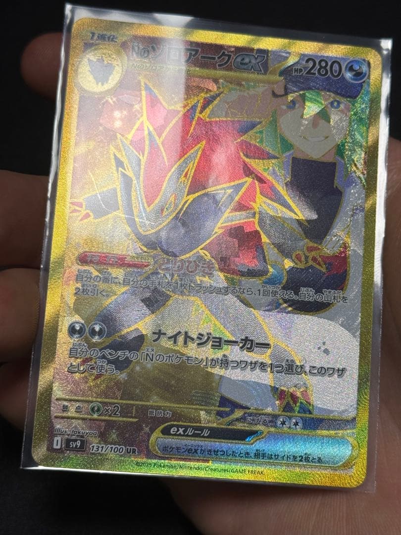 Nのゾロアークex UR エラーカード (SARホロフォイルエラー)