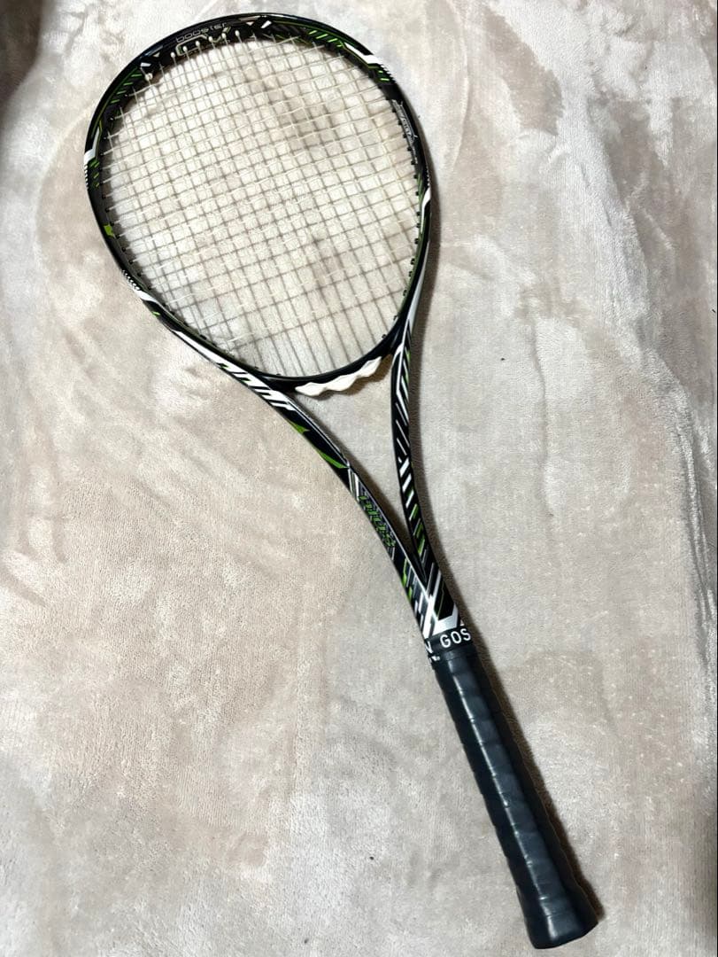 【美品】Dios 50-R 軟式テニスラケット ブラック/グリーン