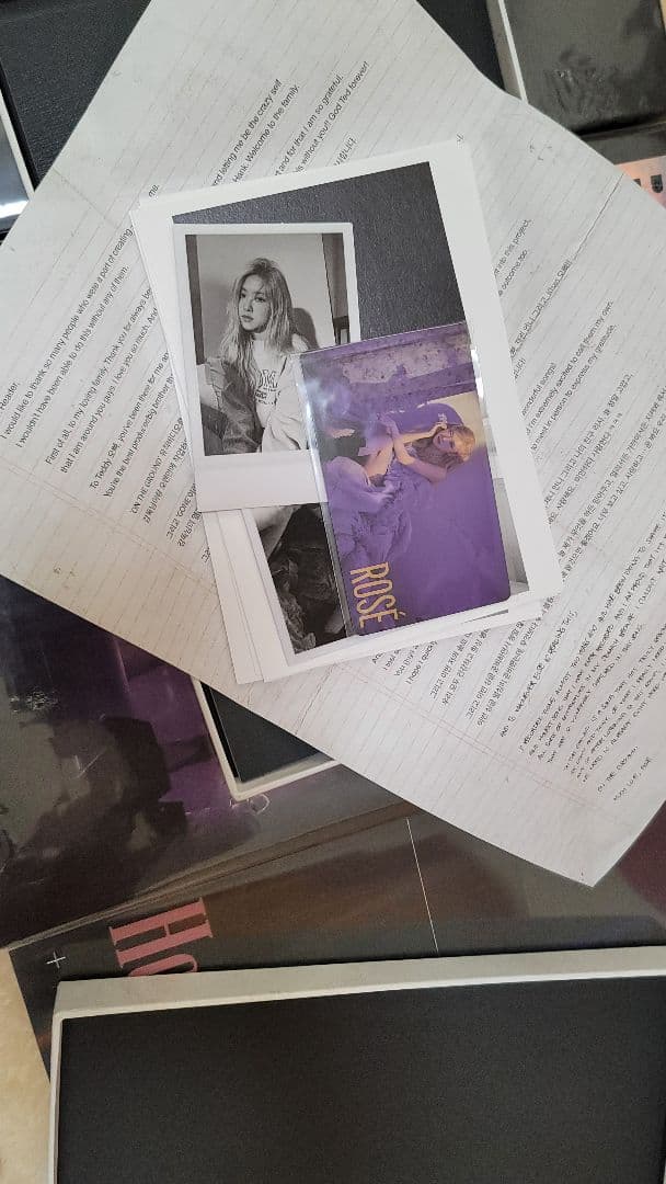 BLACKPINK 引退グッズ ROSÉ 推し※バラ売り不可 トレカ