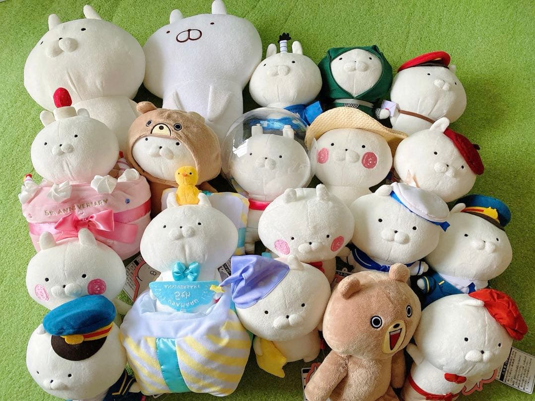 うさまるぬいぐるみセット　中身19個のぬいぐるみ