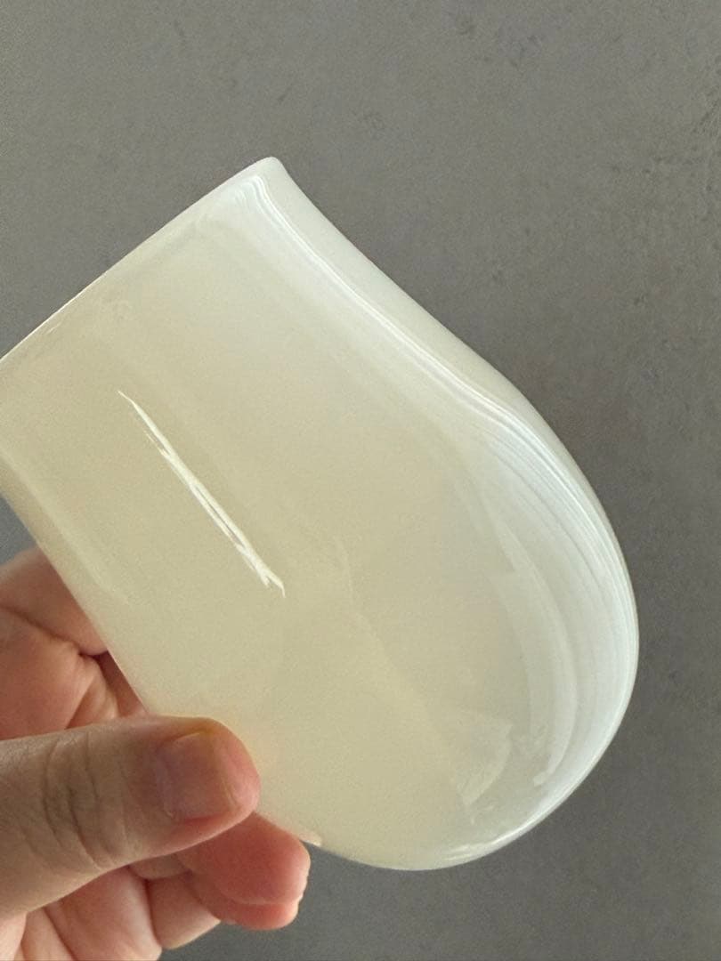 黒川登紀子 アイボリーグラス 2個セット 未使用品