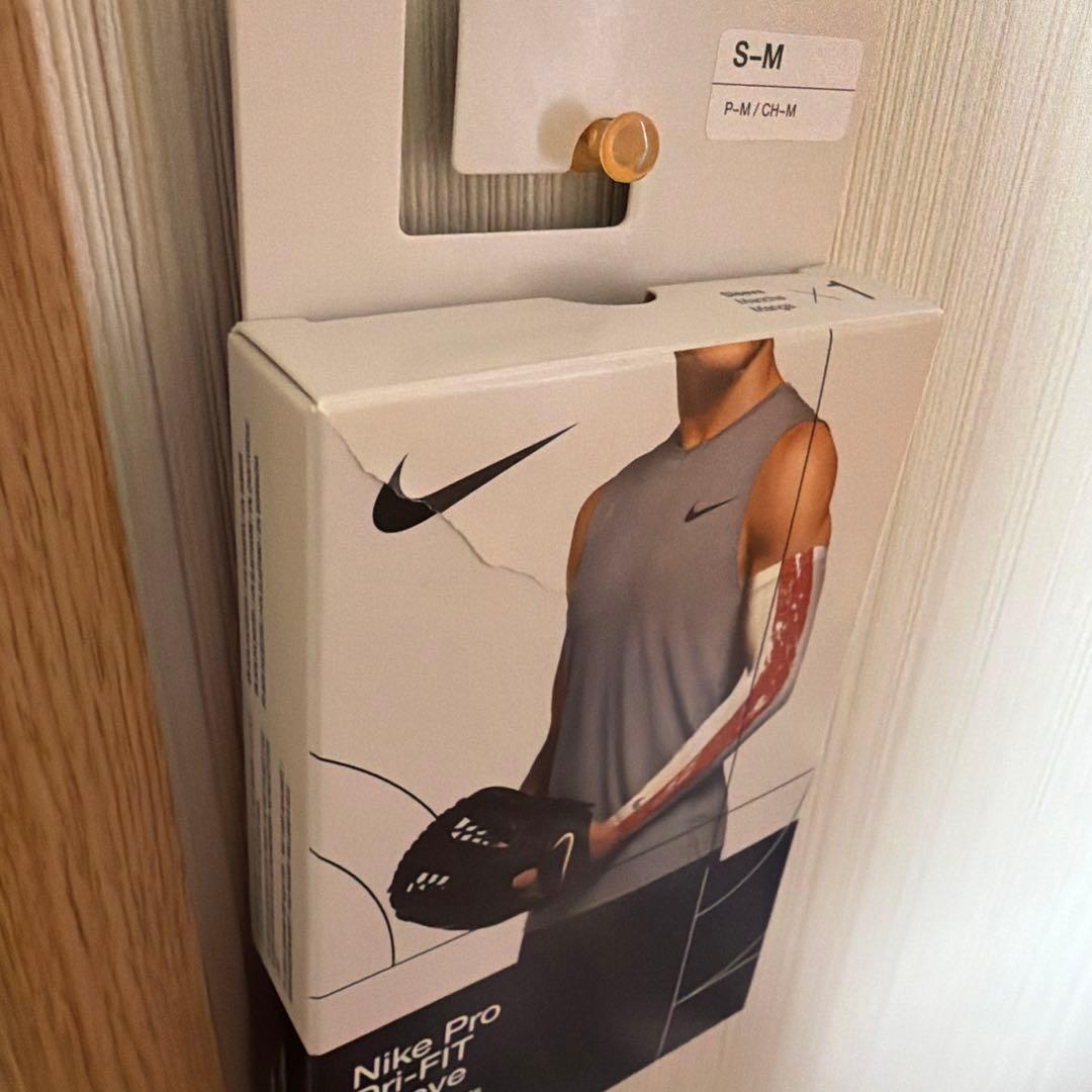 Nike Pro Dri-FIT Sleeve S-M ホワイト/レッド