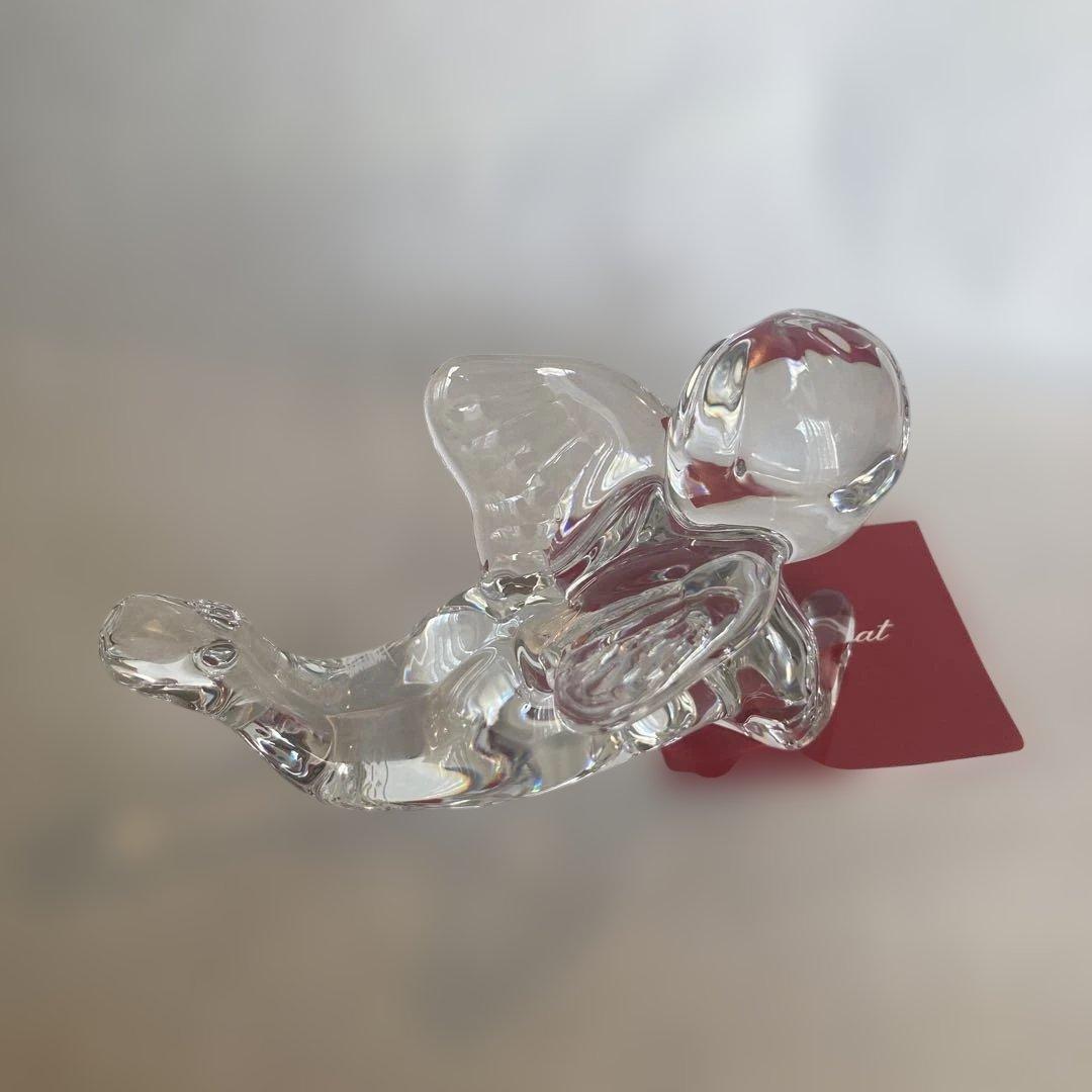 Baccarat 天使のクリスタル彫刻