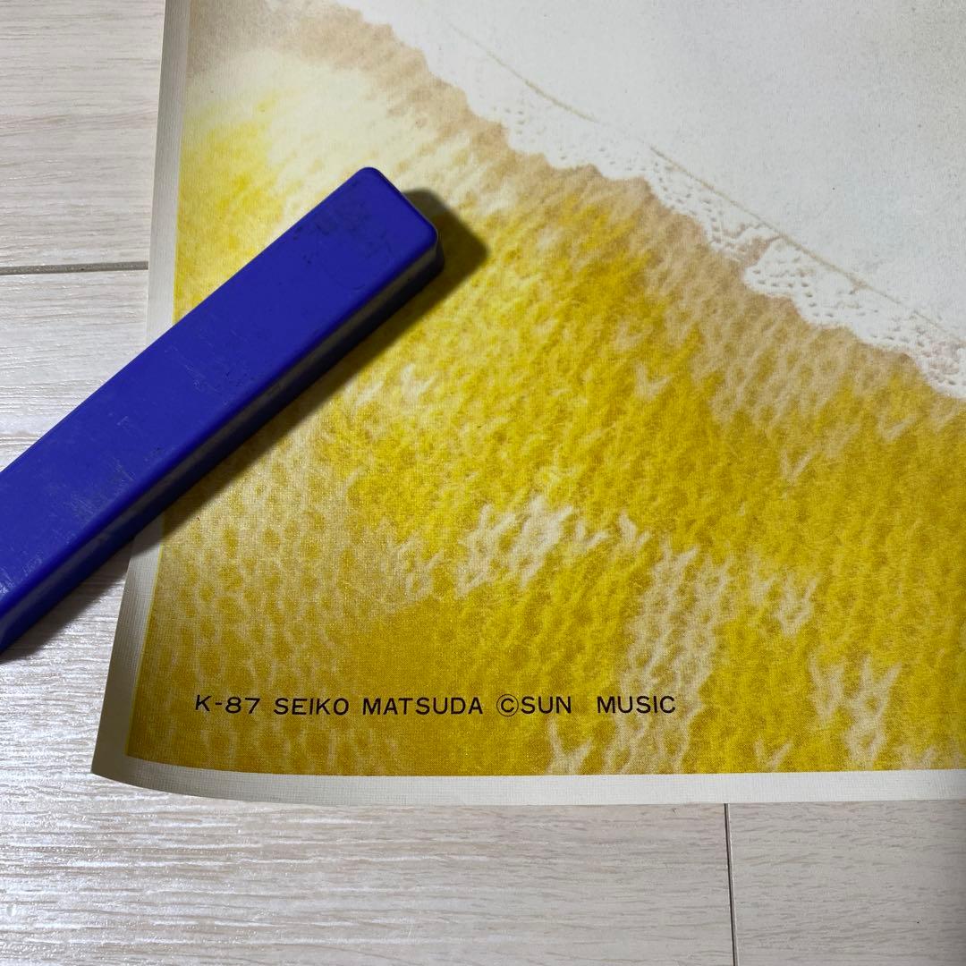 【値下げ】松田聖子　ポスター　サンミュージックK-87