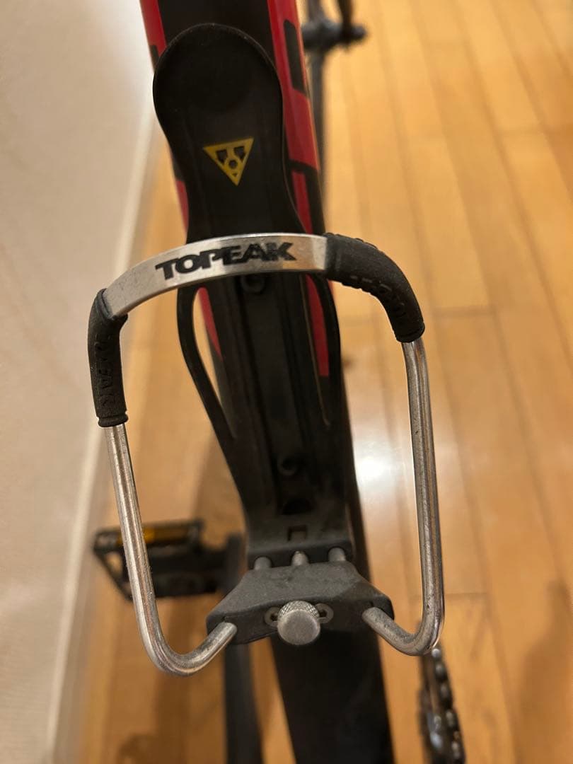 [極美品]ロードバイク　TREK ブラック ライト　反射板　ドリンクホルダー付き