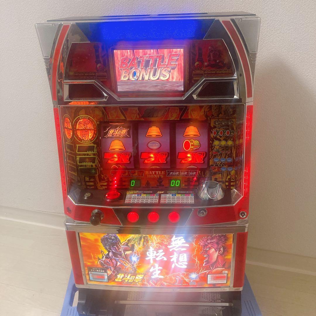 パチスロ 北斗の拳 初代 夢想転生 4号機 サミー 実機 付き 懐し 名機