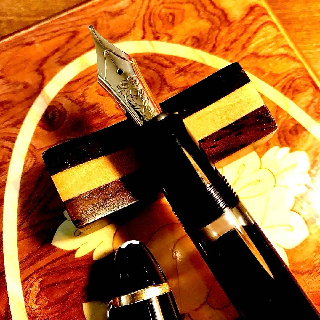 ☆極上の14C☆美しいモンブラン万年筆マイスターシュテック146(M)全金ペン