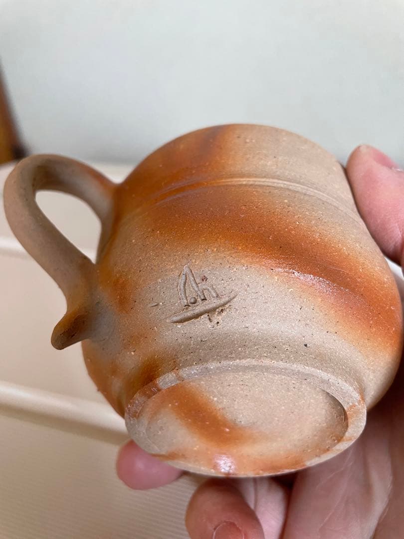 (ちゃそ断捨離さん専用)備前焼コーヒーカップ5客セット(山口正倫作)