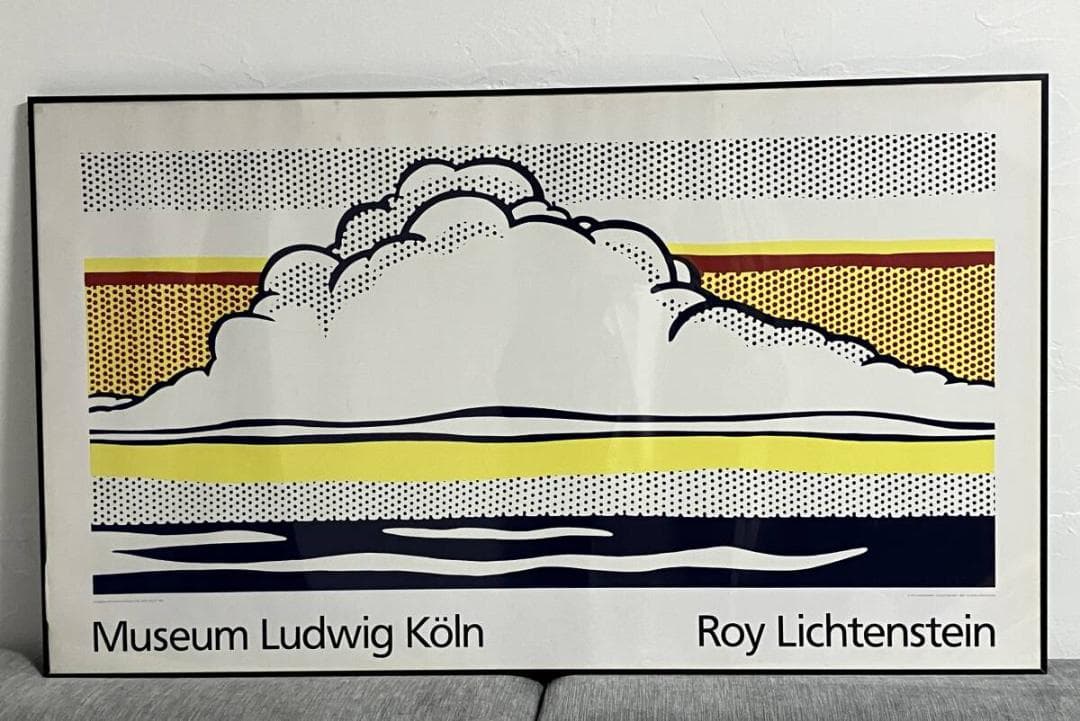 ロイ・リキテンスタイン 雲と海ポスター 70×120