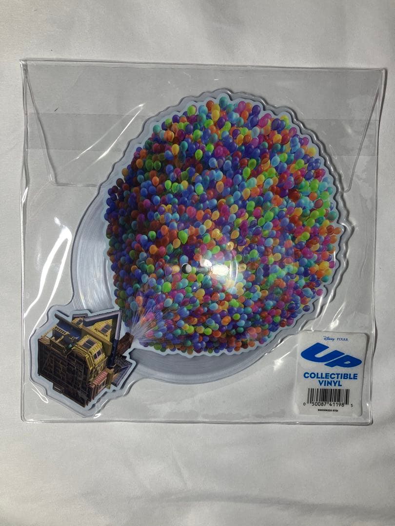 新品　未使用　カールじいさんの空飛ぶ家（UP）　ダイカット・アート盤　レコード