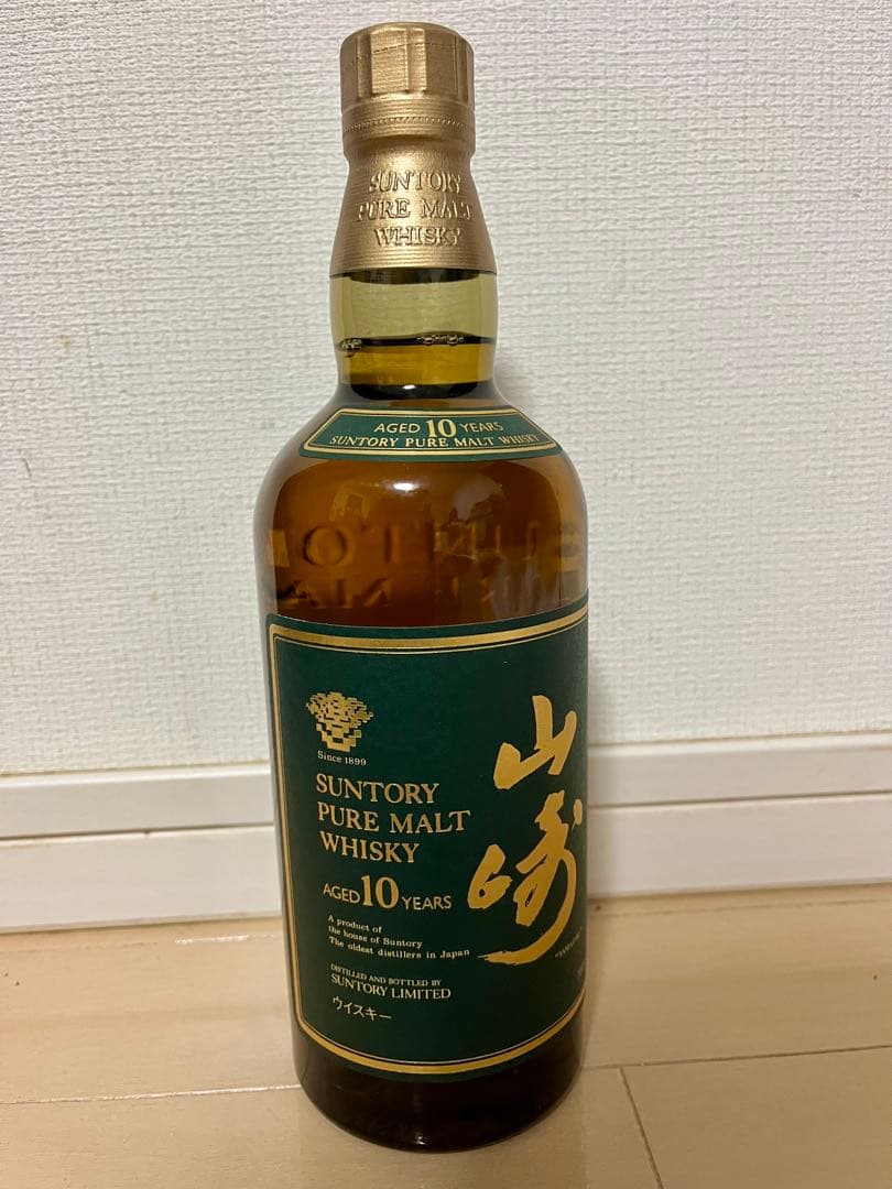 値下げ　SUNTORY 山崎 10年 ピュアモルト グリーンラベル 750ml