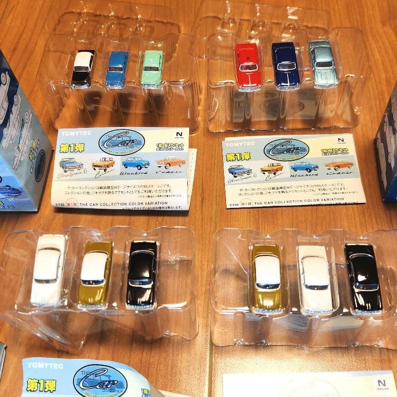 【箱・説明書付】トミーテック カーコレクション31台セット Nゲージ 1/150